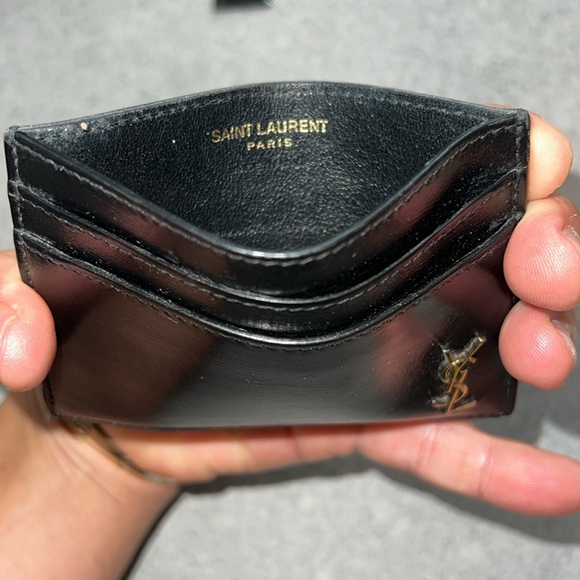 Saint Laurent Tiny Cassandra Card Case. - Picture 4 of 4